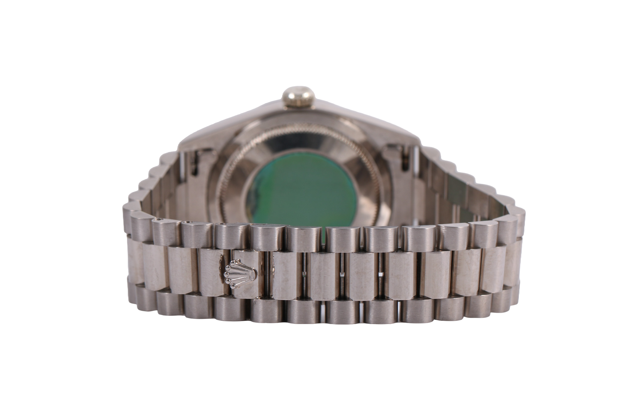 1994 Rolex Day-Date 36mm - 18239 (Factory Silver Diamond)