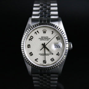 1994 Rolex 16234 Datejust 36mm White Anniversary Dial