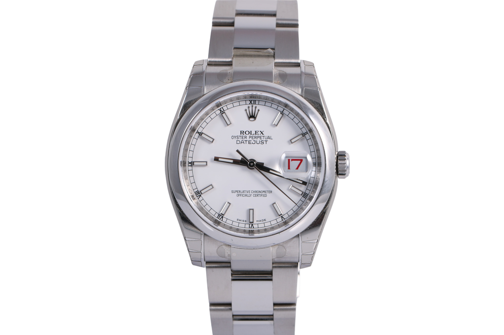 2010 Rolex Datejust 36mm - 116200 (White)