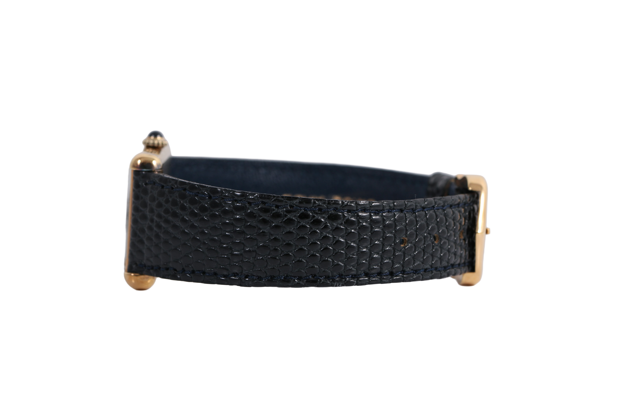 1970s Cartier Must de Tank 23mm x 30mm (Lapis)