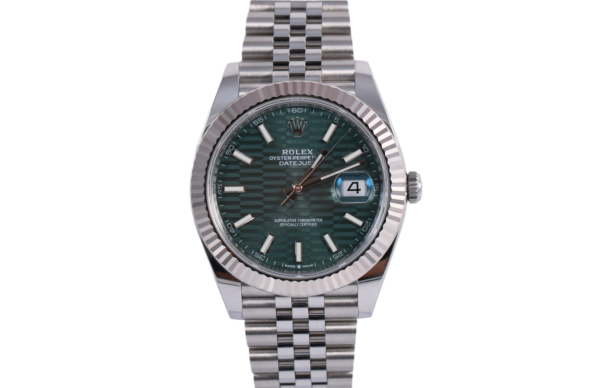2023 Rolex Datejust 41mm Jubilee - 126334 (Green Motif)