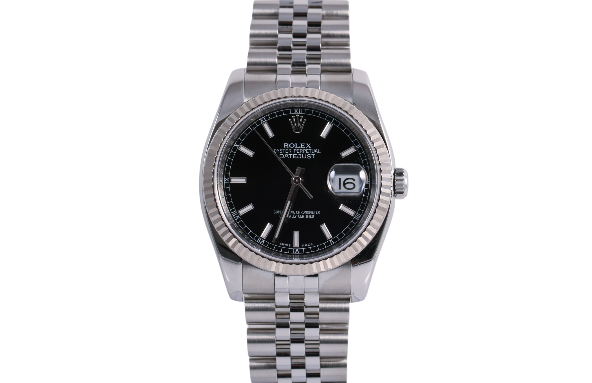 2008 Rolex Datejust 36mm Super Jubilee - 116234 (Black)
