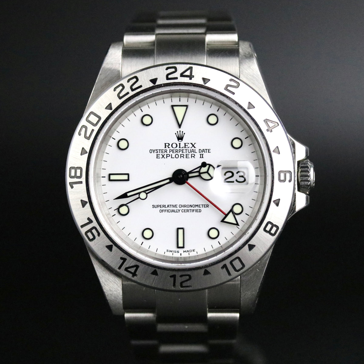 2002 Rolex 16570 Explorer II Polar with Box & Papers