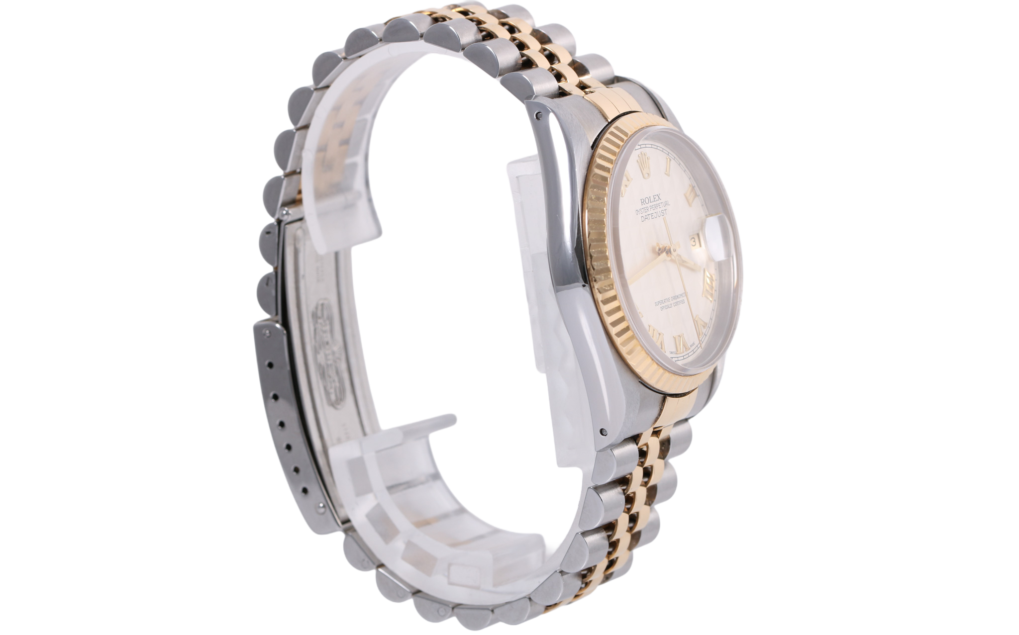 1993 Rolex Datejust 36mm - 16233 (Ivory Pyramid Roman)