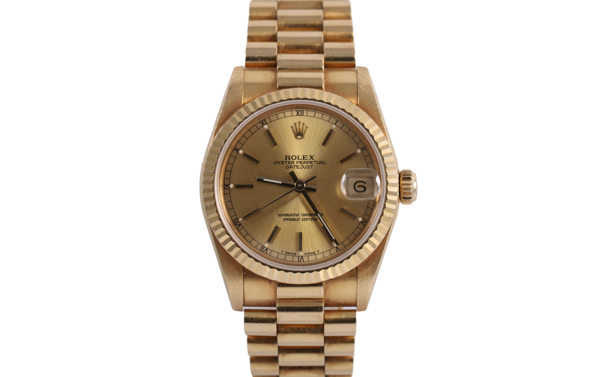 1987 Rolex Datejust 31mm - 68278 (Champagne)