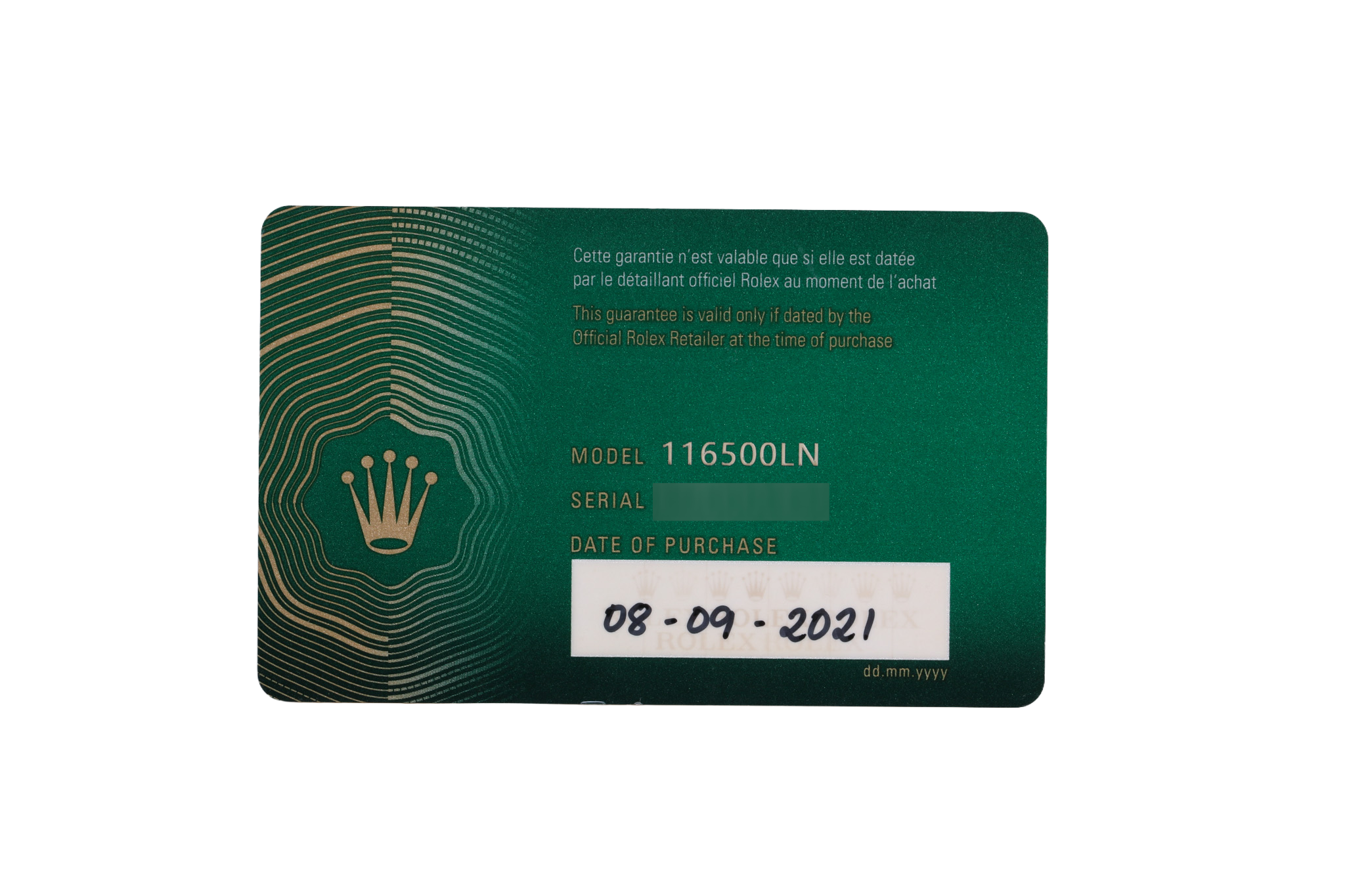 2021 Rolex Daytona 40mm - 116500LN (Panda)