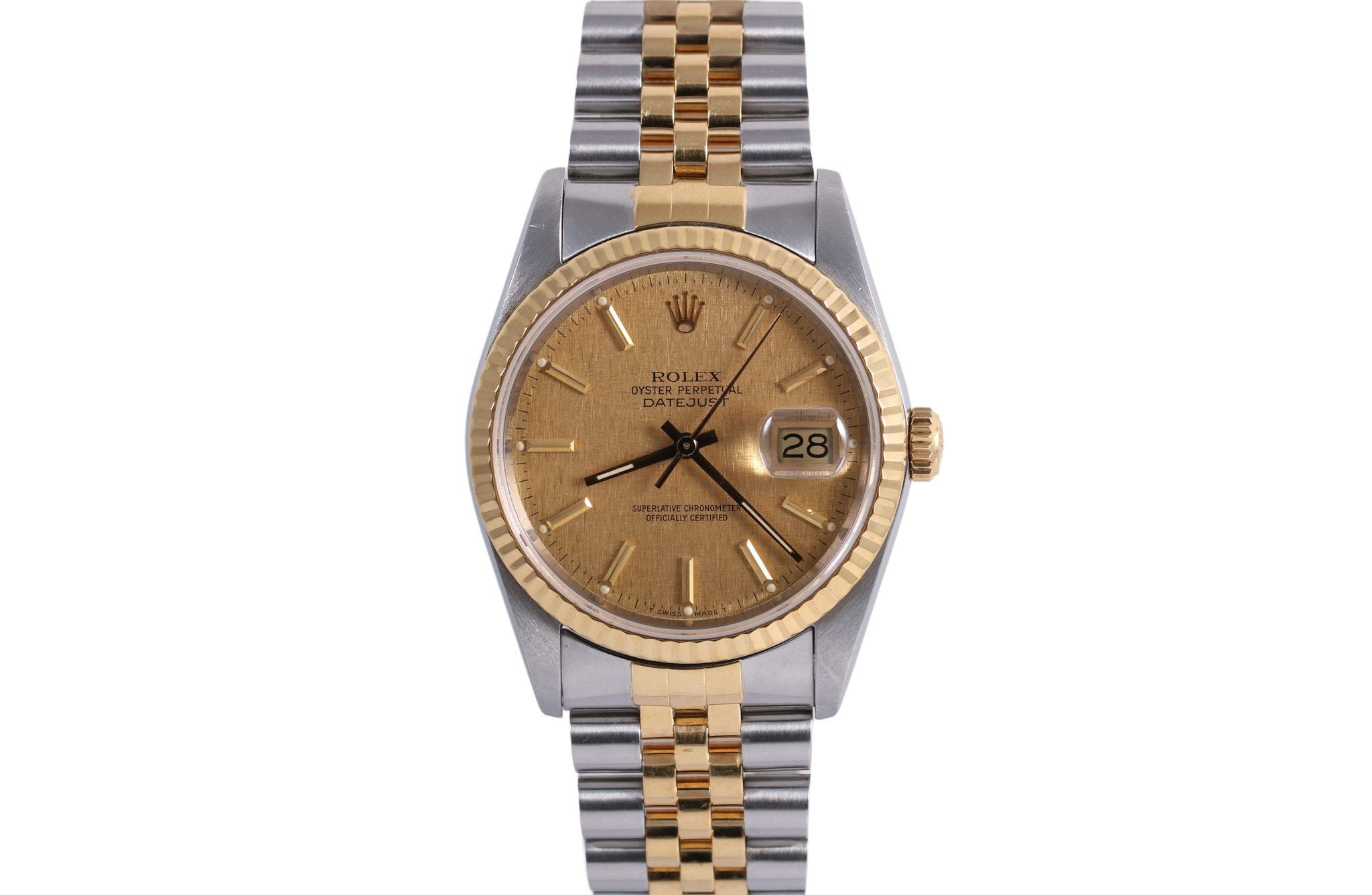 1991 Rolex Datejust 36mm - 16233 (Champagne Mosaic)