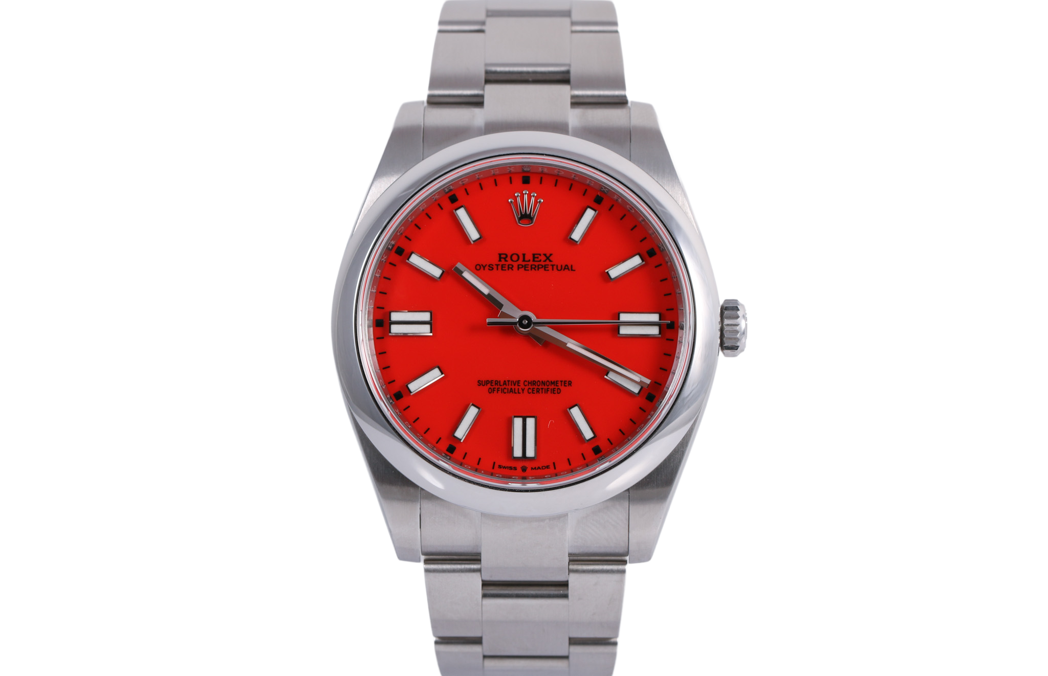 2020 Rolex Oyster Perpetual 41mm - 124300 (Coral Red)