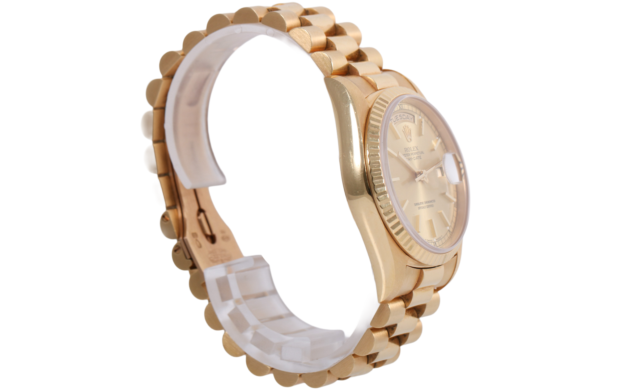 1990 Rolex Day-Date 36mm - 18238 (Champagne)