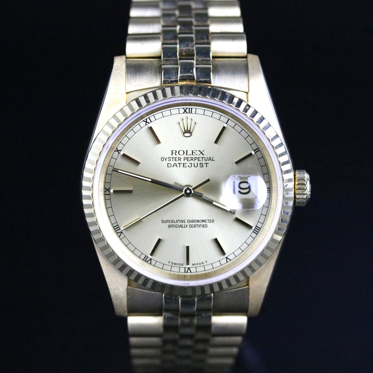 1996 ROLEX 16238 Datejust Jubilee Bracelet with Paper