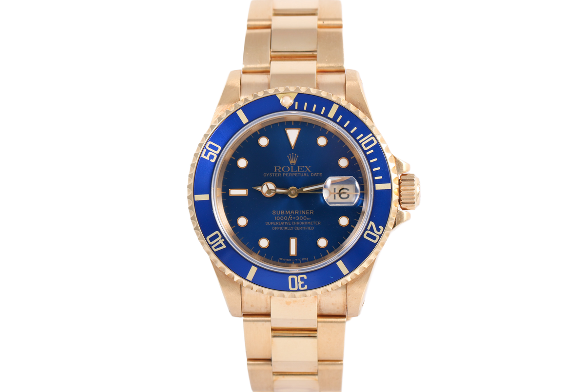UNPOLISHED 1991 Rolex Submariner Date 40mm - 16618 (Bluesy)