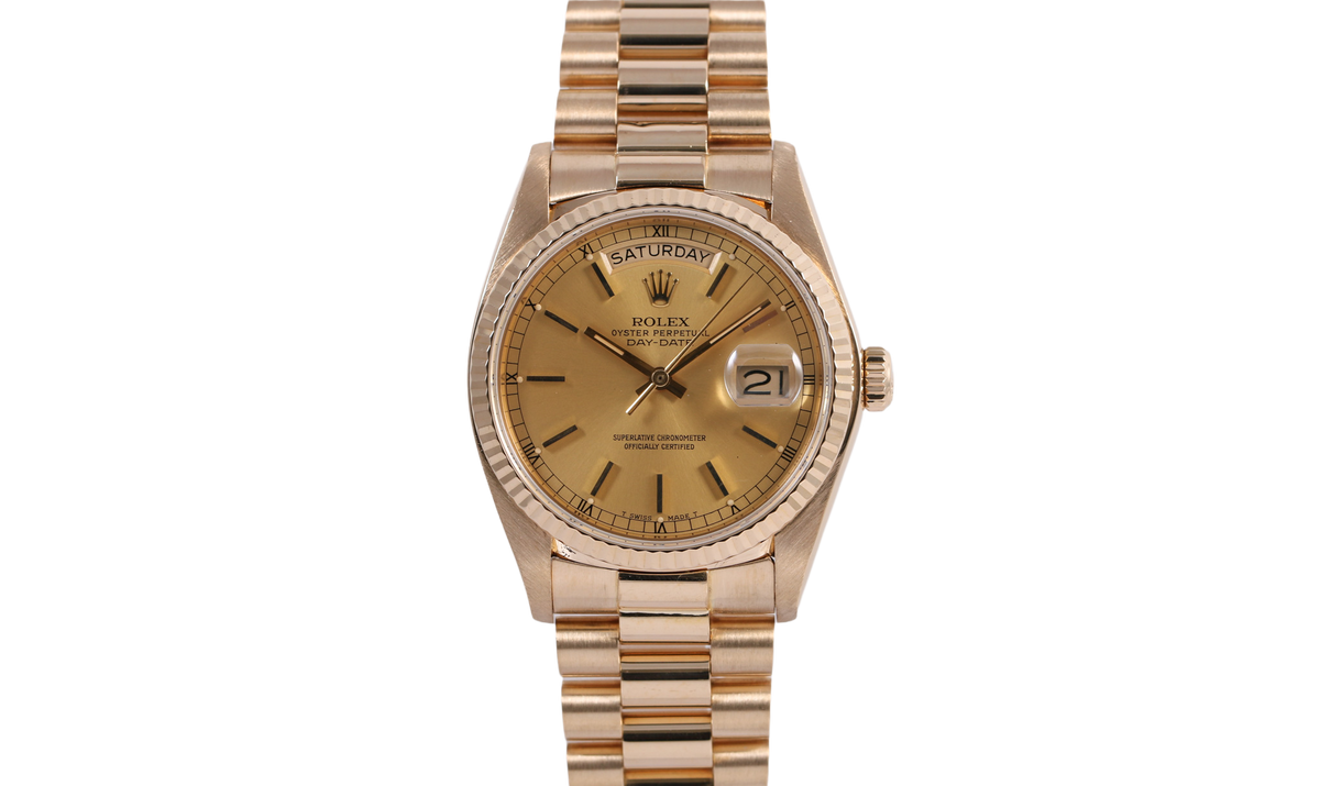 1983 Rolex Day-Date 36mm - 18038 (Champagne)