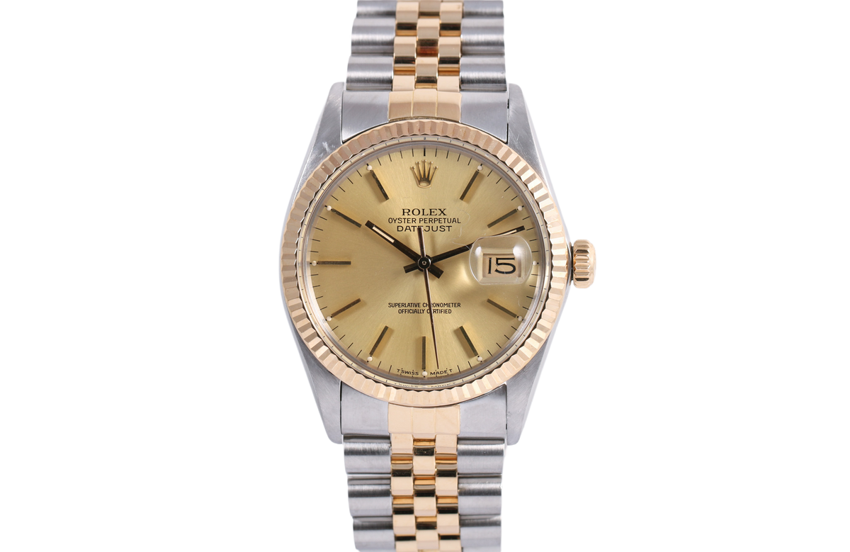 1986 Rolex Datejust 36mm - 16013 (Champagne)