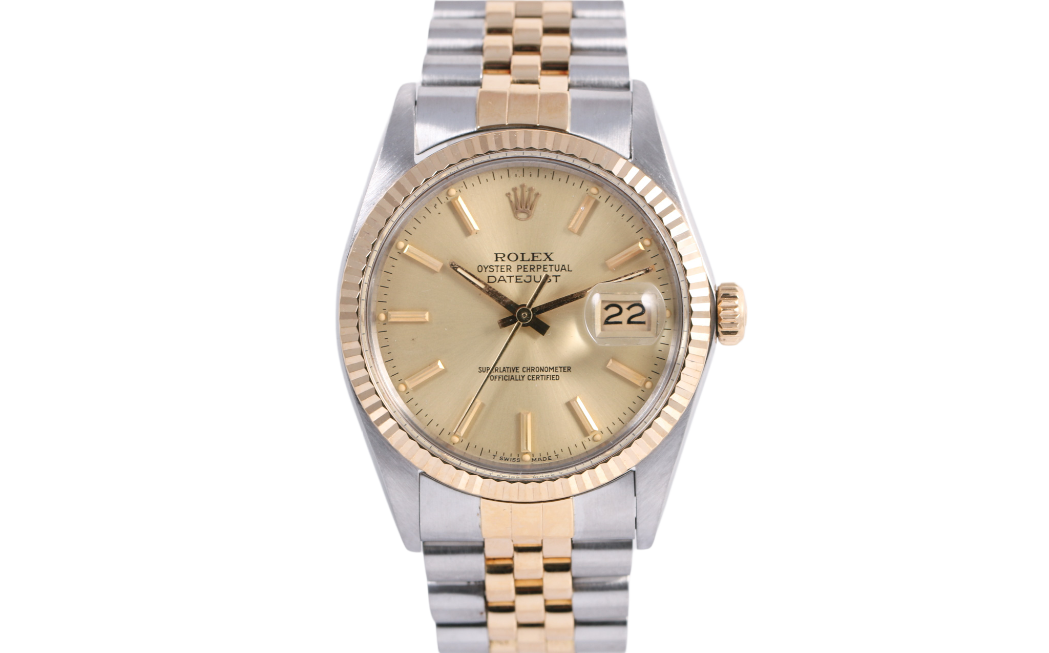 1986 Rolex Datejust 36mm - 16013 (Champagne)