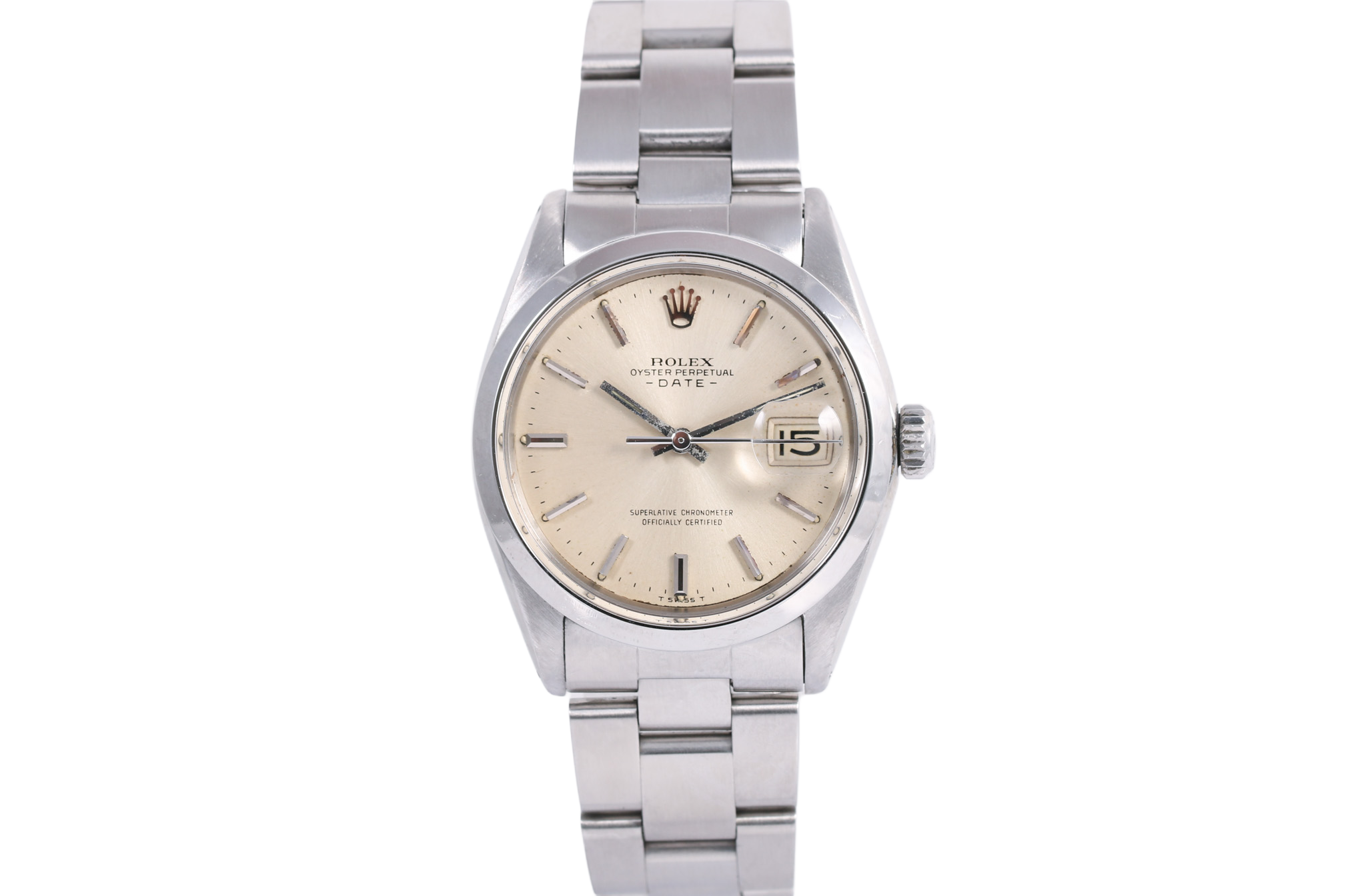 1967 Rolex Oyster Perpetual Date 34mm - 1500 (Silver)