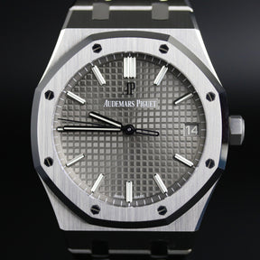 2021 Audemars Piguet 15500ST Royal Oak 41mm Grey Dial with Box & Papers