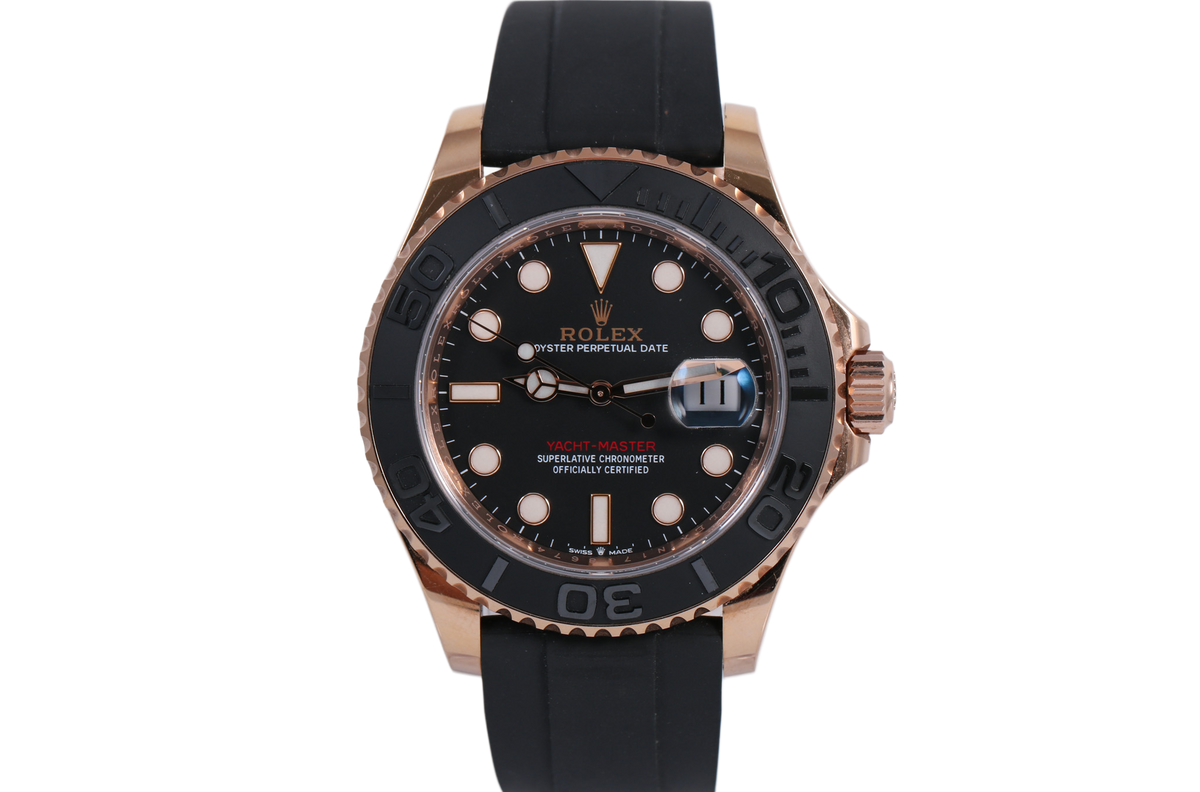 2021 Rolex Yacht-Master 40mm Oysterflex - 126655 (Black)