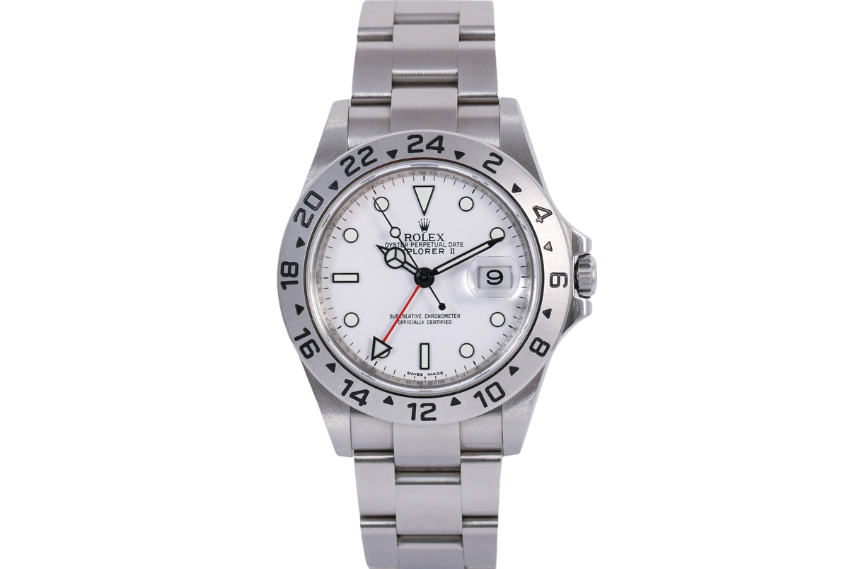2011 Rolex Explorer II 40mm 3186 Movement - 16570 (Polar)