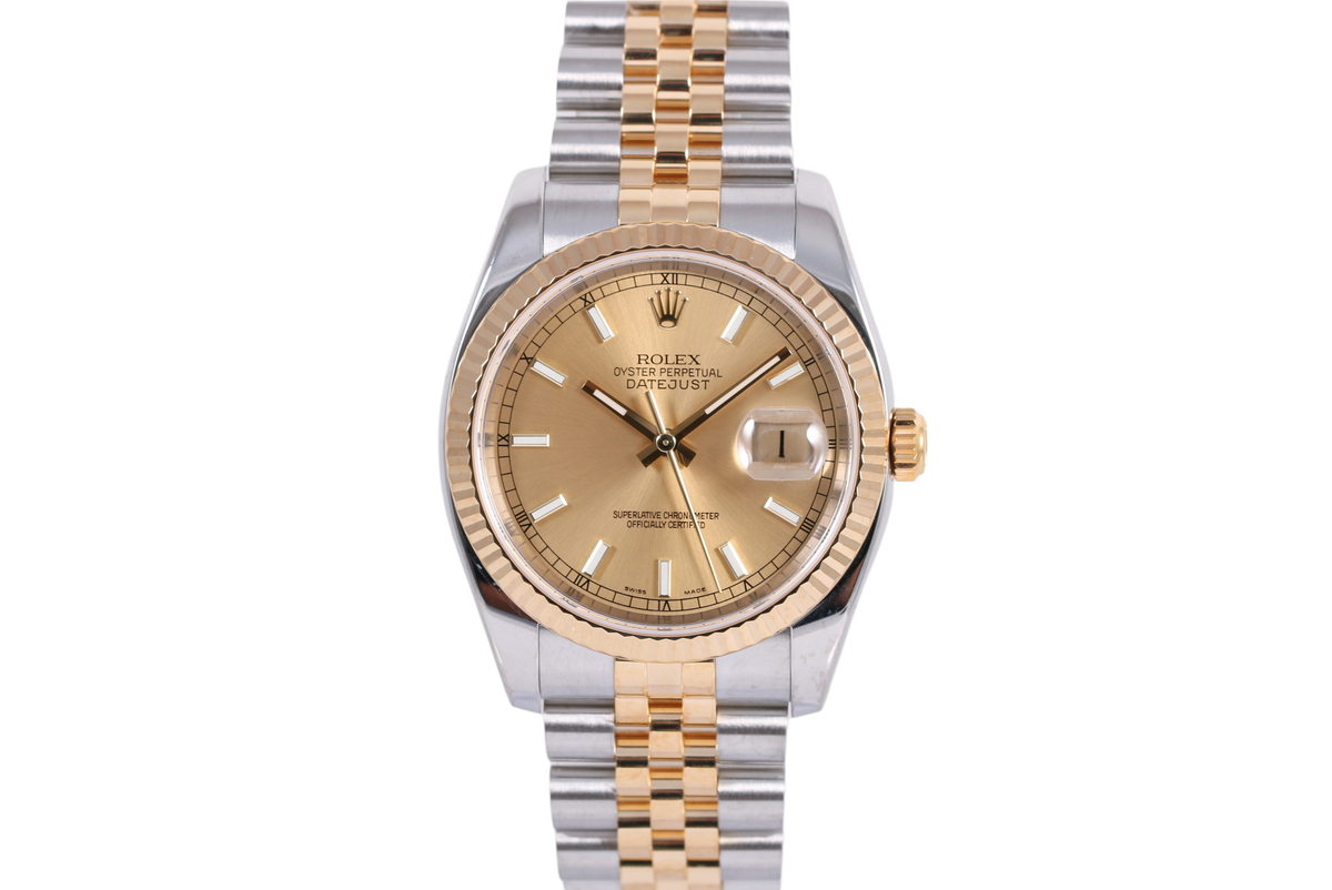 2004 Rolex Datejust 31mm Super Jubilee - 116233 (Champagne)
