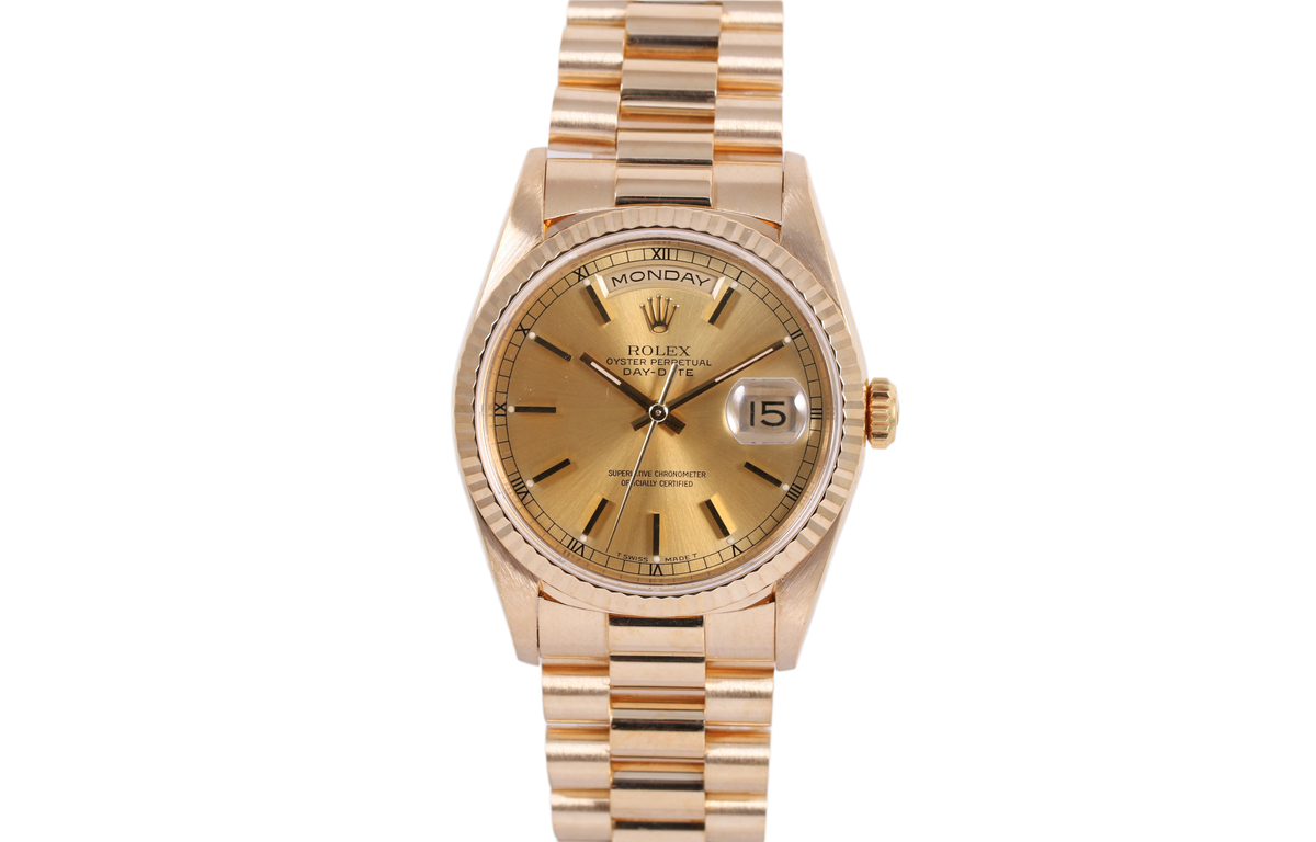 1991 Rolex Day-Date 36mm - 18238 (Champagne)