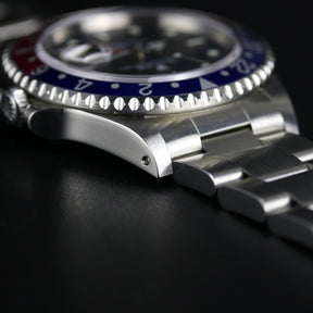 1997 Rolex 16700 GMT-MASTER Pepsi Caseback Sticker with Box & Papers