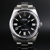 UNWORN 2024 ROLEX 124300 Oyster Perpetual 41mm Black Dial with Box & Papers