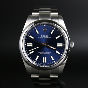 UNWORN 2024 ROLEX 124300 Oyster Perpetual 41mm Blue Dial with Box & Papers