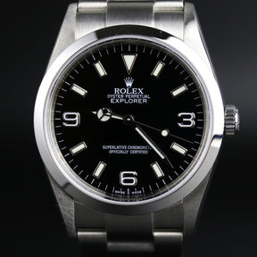 2007 Rolex 114270 Explorer 36mm Inner Bezel Engraved