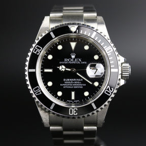 2000 Rolex 16610 Submariner Holes Case SEL with Case Back Sticker