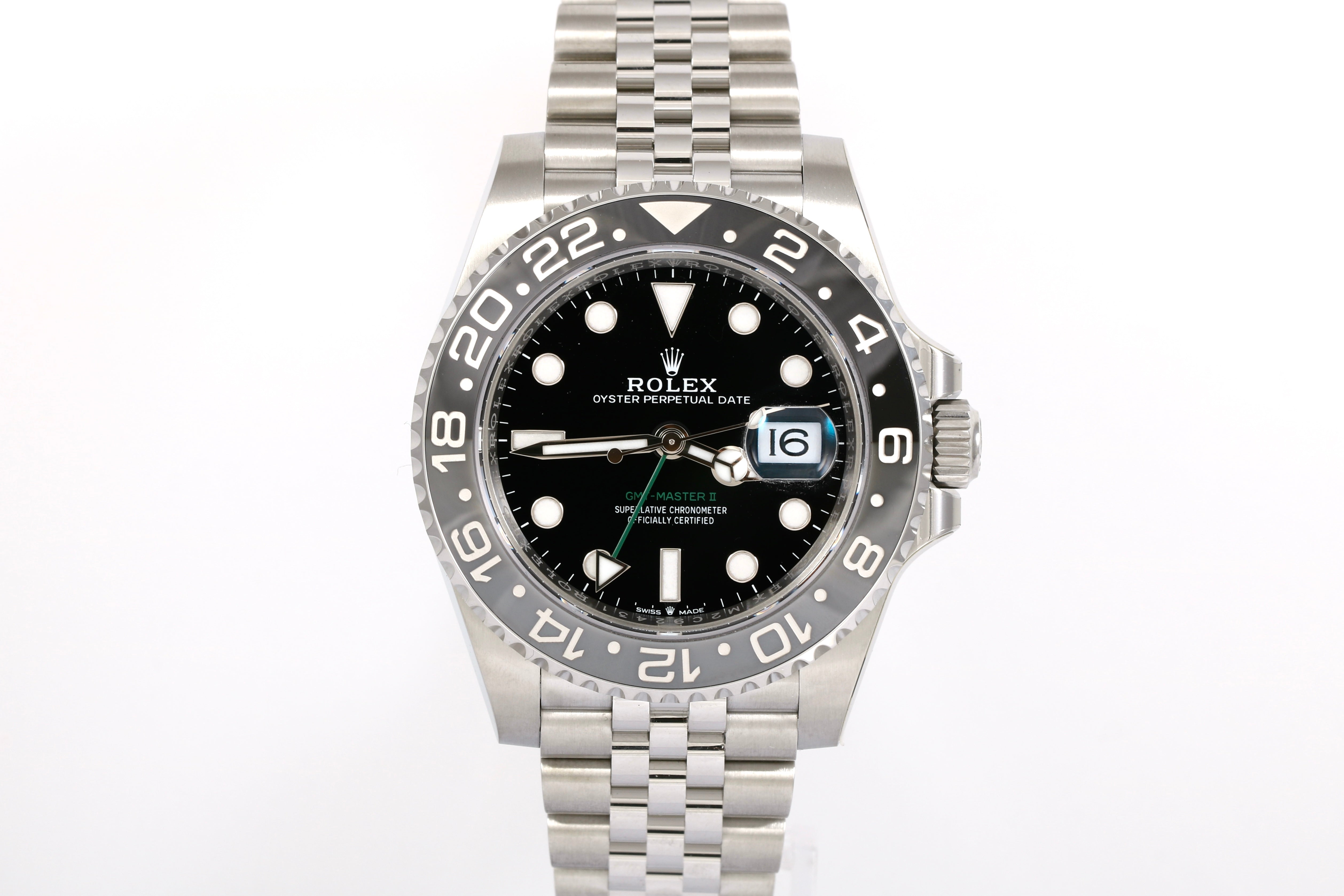 UNWORN / Partial Sticker 2025 Rolex GMT-MASTER II Jubilee - 126710GRNR (Bruce Wayne)