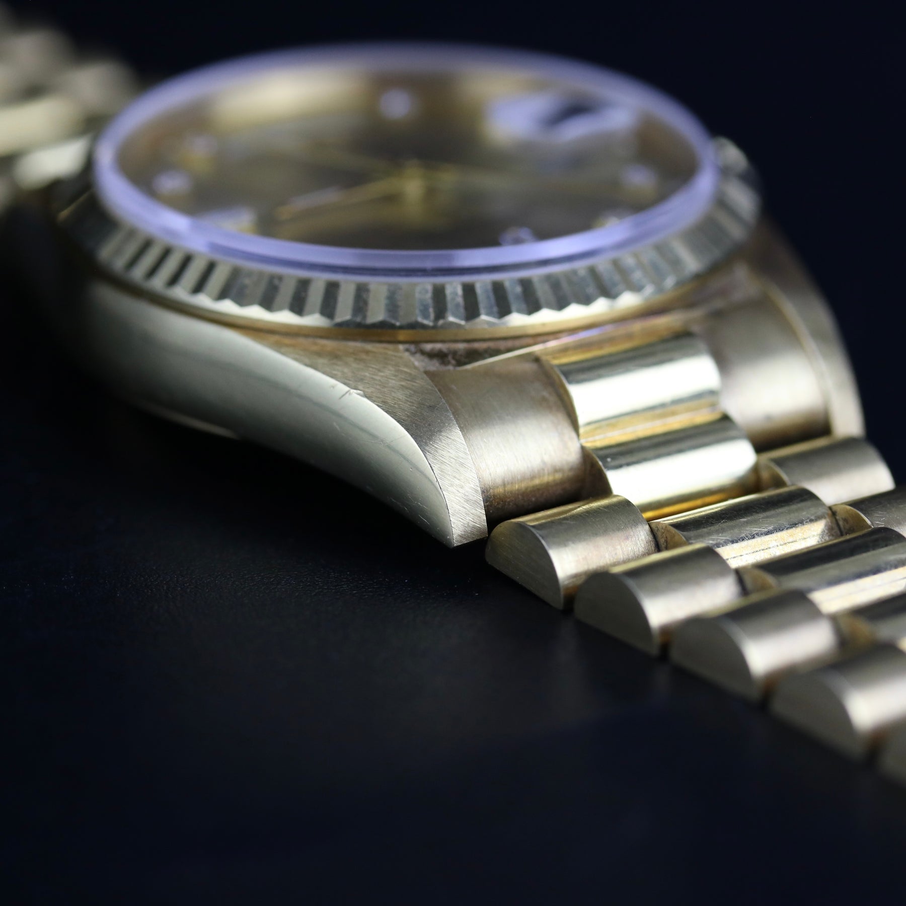 1990 Rolex 18238 Daydate 36mm Factory Diamond Dial