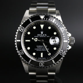 2007 Rolex 16610 Submariner Inner Bezel Engraved with Box