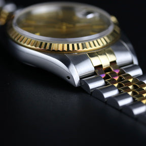 1990 Rolex 16233 Datejust 36mm with Case Back Sticker