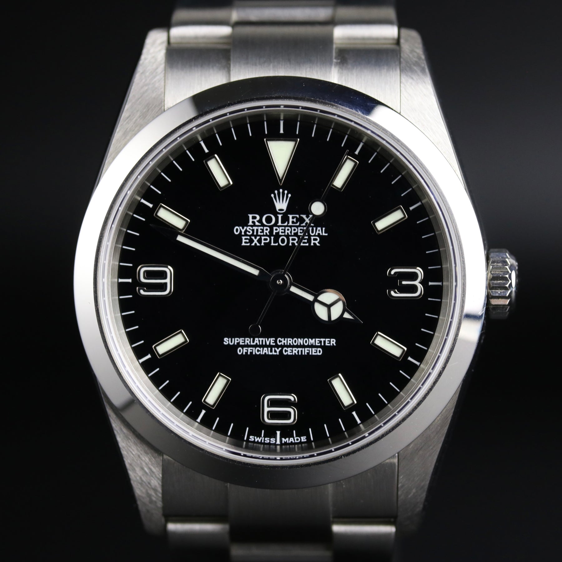 2002 Rolex 114270 Explorer 36mm with Case Back Sticker