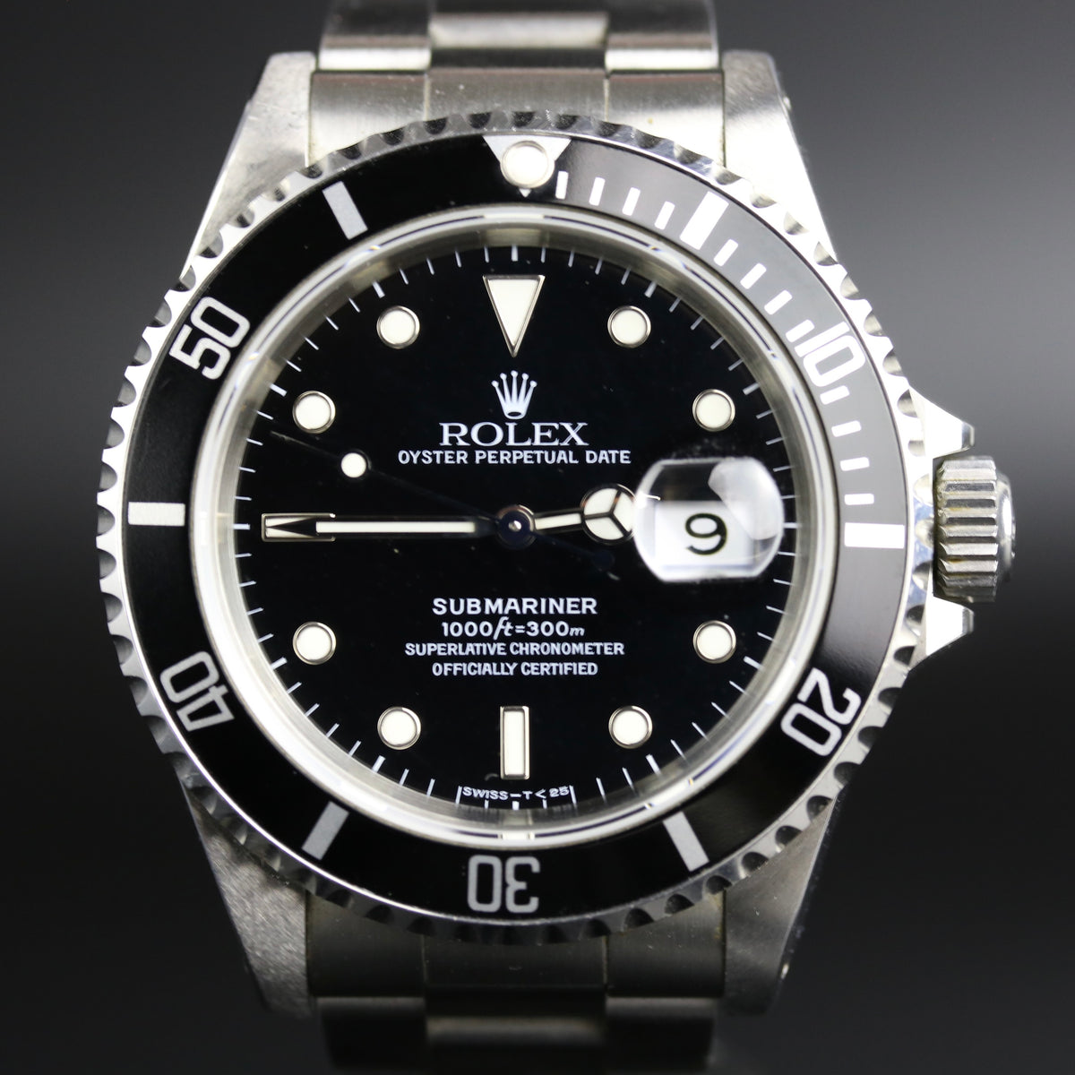 1993 Rolex 16610 Submariner with Case Back Sticker