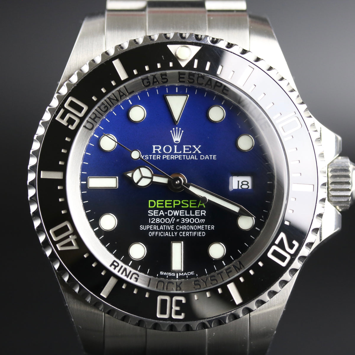 2016 Rolex 116660 Deepsea Black & Blue Dial with Box & Papers