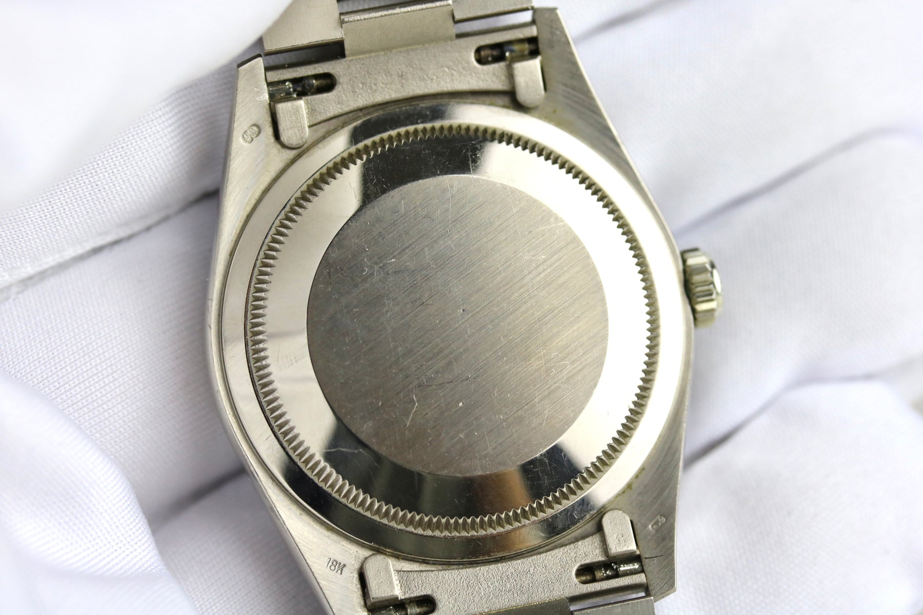 MINT 1993 Rolex 18239 Daydate 36mm 18K White Gold with Papers