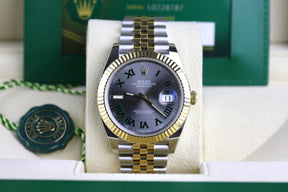 UNWORN 2024 Rolex 126333 Datejust 41mm Wimbledon Dial with Box & Papers