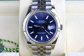 2024 Rolex 126334 Datejust 41mm Blue Dial with Box & Papers