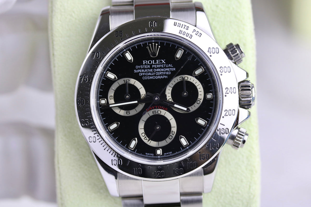 2004 Rolex 116520 Daytona Black with Box