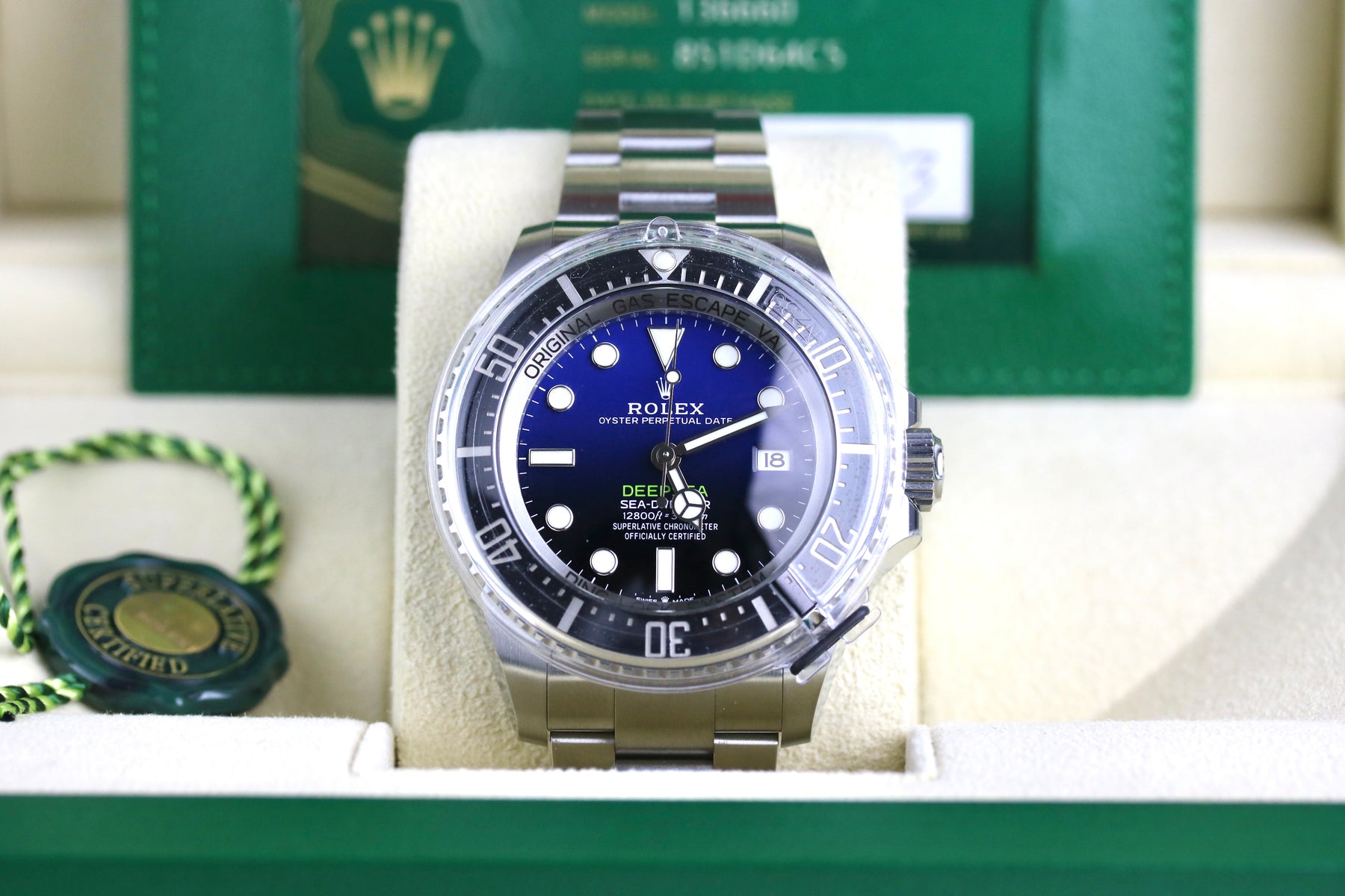 UNWORN 2023 Rolex Deepsea Blue with Box & Papers