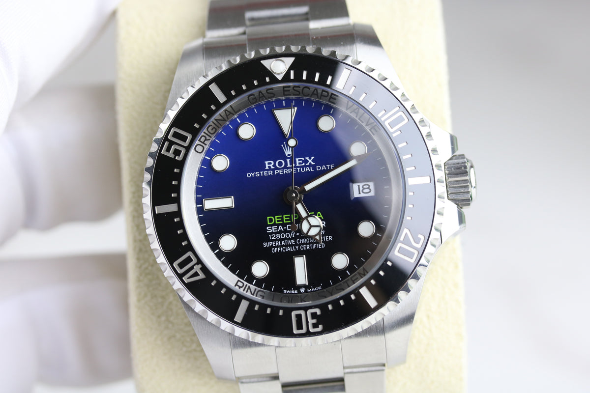 UNWORN 2023 Rolex Deepsea Blue with Box & Papers