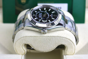 2022 Rolex 326934 Sky-Dweller Black Dial with Box & Papers