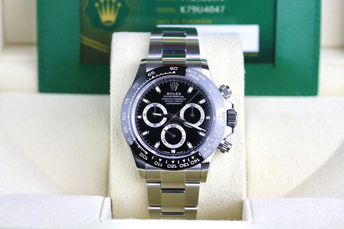 Unworn 2023 Rolex 116500LN Daytona Black with Box & Papers