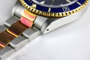 1993 Rolex 16613 Submariner Blue Stainless Steel & 18K Yellow Gold with Box & Papers