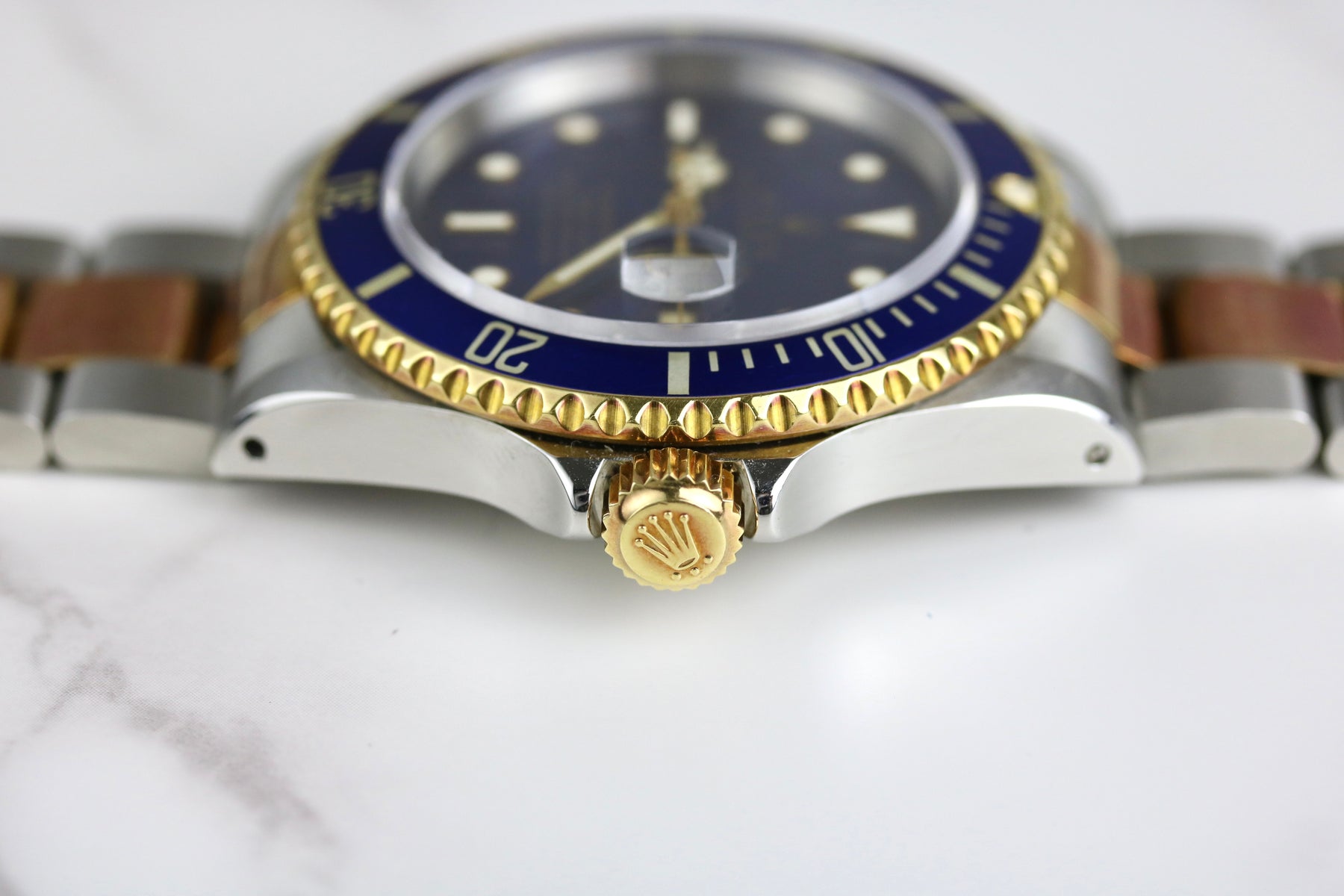 1993 Rolex 16613 Submariner Blue Stainless Steel & 18K Yellow Gold with Box & Papers