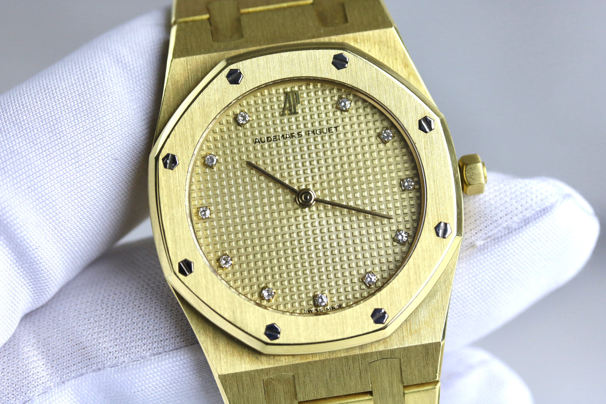 1989 Audemars Piguet 56303BA Royal Oak 33mm Quartz with Box & Papers