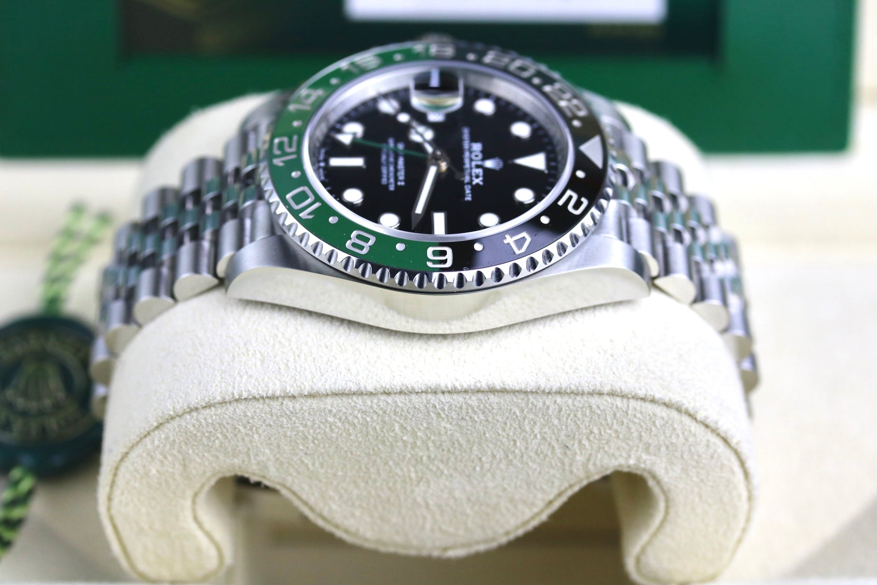 UNWORN 2024 ROLEX 126720VTNR GMT-MASTER II "Sprite" with Box & Papers