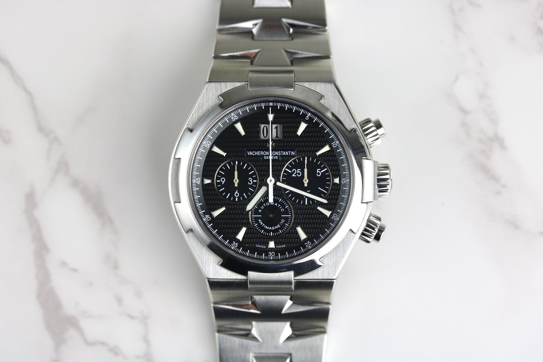 2005 Vacheron Constantin Overseas Chronograph 42mm with Box & Papers