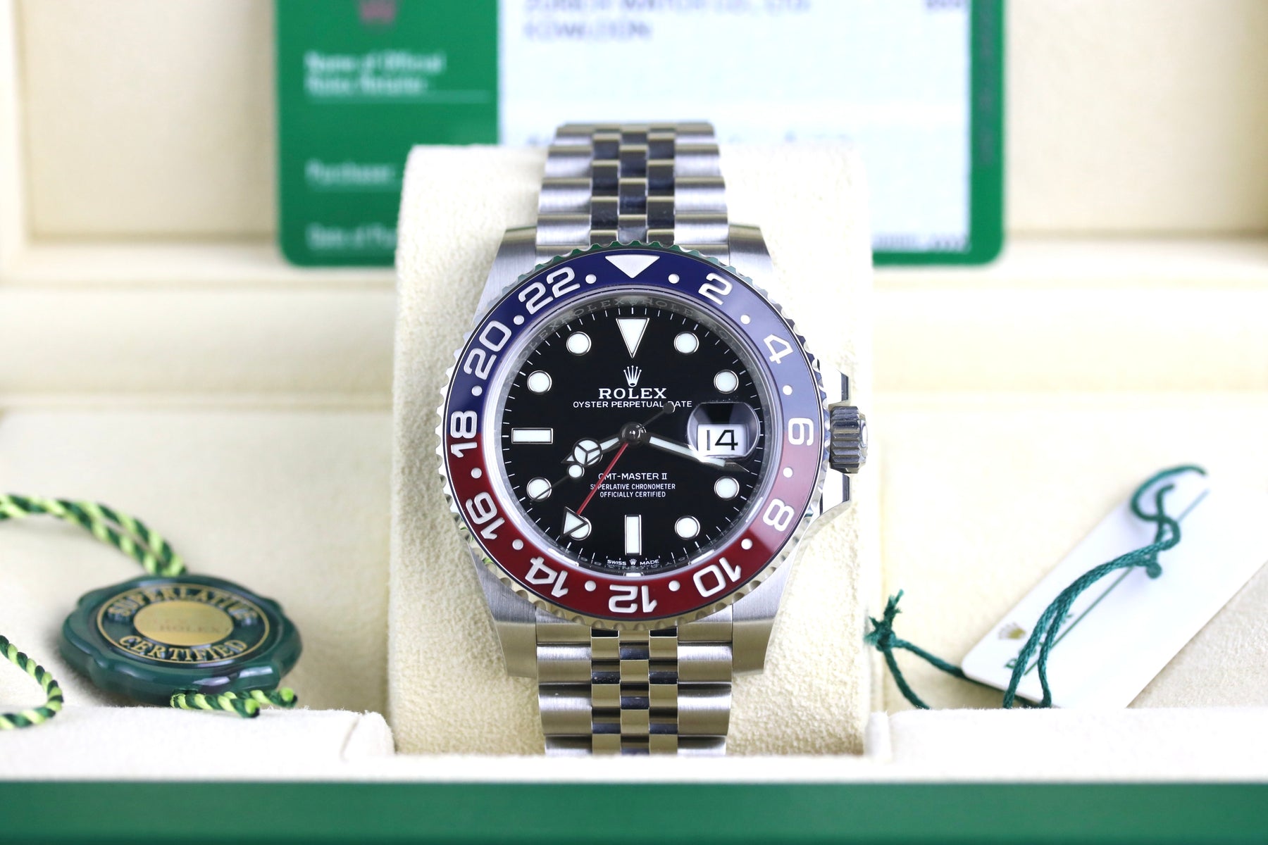 2019 Rolex 126710BLRO GMT-MASTER II Pepsi with Box & Papers